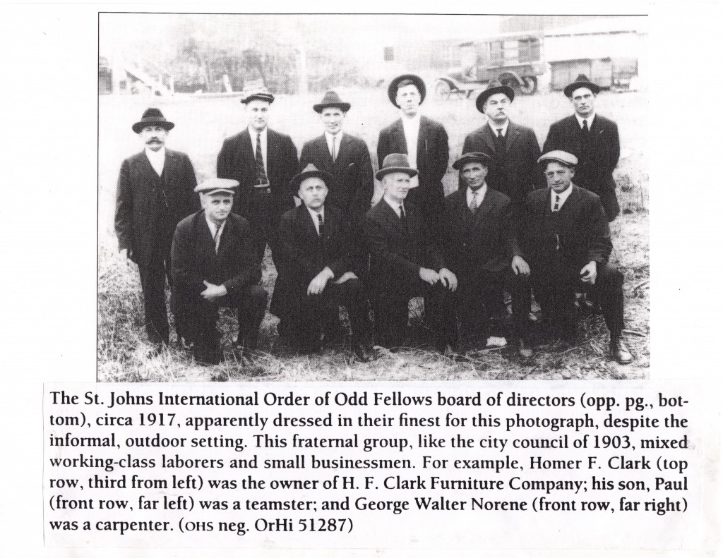 1917 St Johns International Order of Odd Fellows board of directors